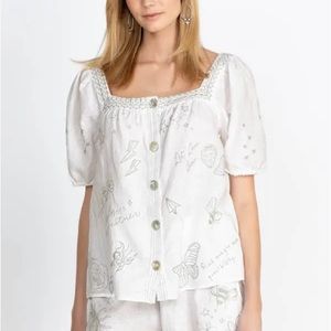 Johnny Was Sovanna Wander Top NWOT